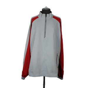 Footjoy golf men's‎ mock neck 1/2 zip performance windbreaker jacket L